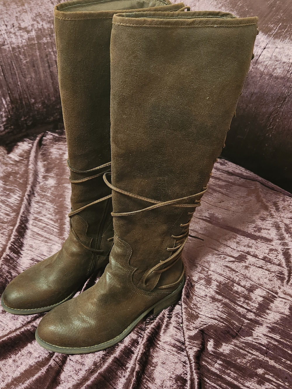 Very Volatile Lace-Up Boots - Brown